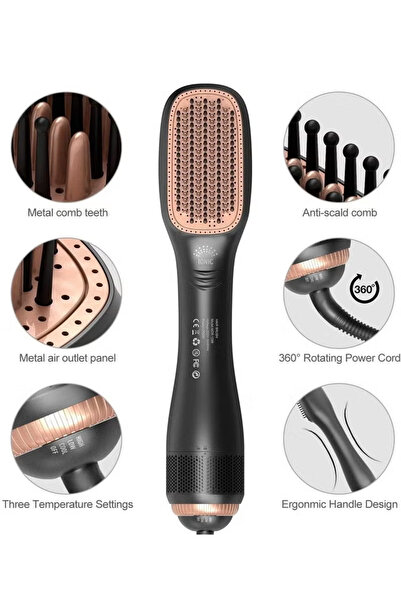 Denx 2 in 1 Heated Hair Brush