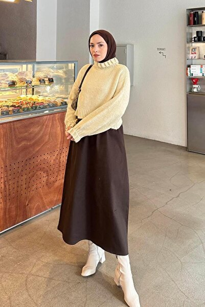 lamelif Crop Sweater Ecru