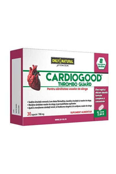 Only Natural CardioGood ThromboGuard, 30 capsule