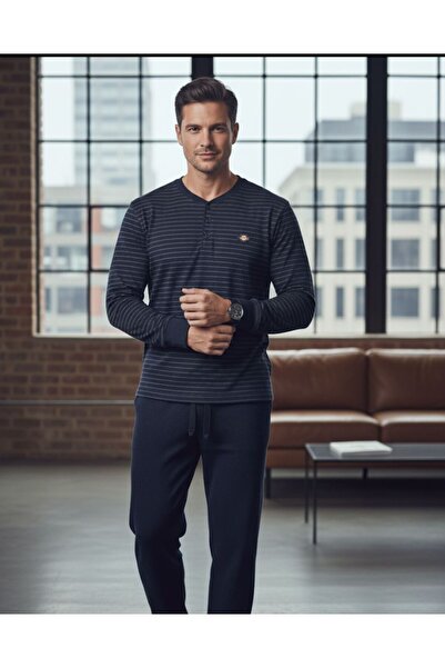 BAYRAKÇIOĞLU Erkek Pijama Takımı – Yumuşak Pamuklu Kumaş