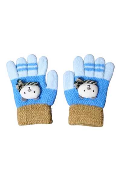 Aware Time Kitti 3-6 Years Old Boys' Knitted Gloves