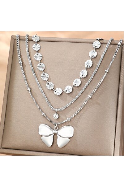 KEVSA Jewelry Set de 3 coliere din oțel inoxidabil - LPD1343