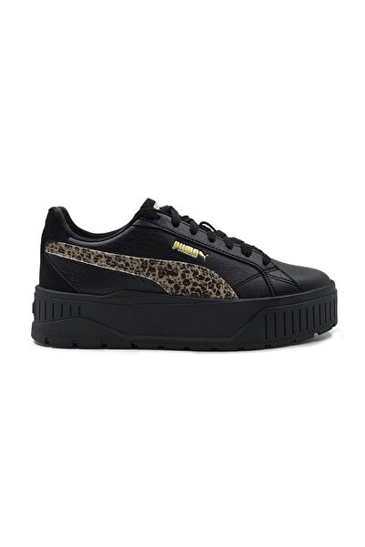 Puma 402645 01 Karmen II Animal Flair Siyah-Leopar Kadın Spor Aya