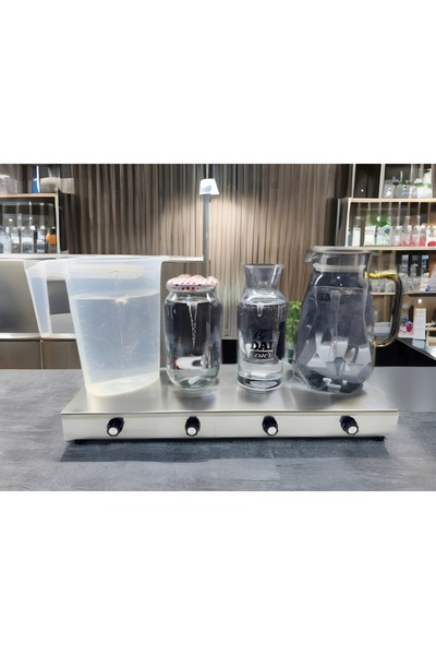 GMSMAK Manyetik karıştırıcı 4 lü paslanmaz çelik 3600 devir