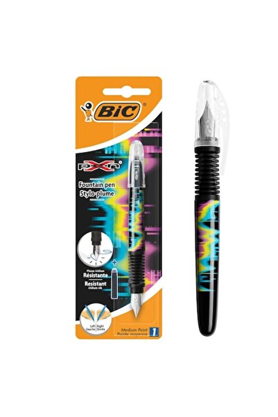 SHOPIENS Pix BIC PX1 Tie Dye, reumplere albastră, multicolor