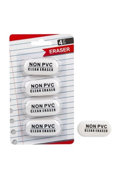 SHOPIENS Set Radiere Model Piatra, Alb, 4 Bucati