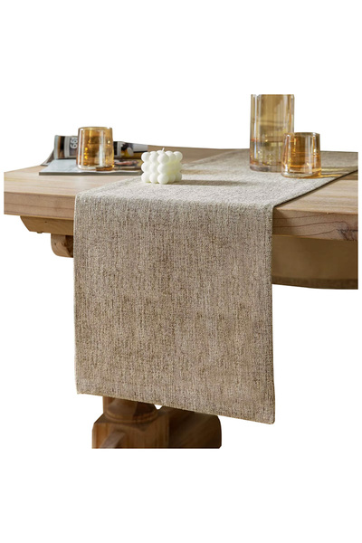Other BEIGE canvas table runner for table 40x275 cm