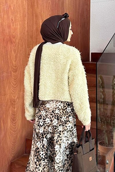 lamelif Κρέμα ζακέτας με μοτίβο πετσέτας Yumoş