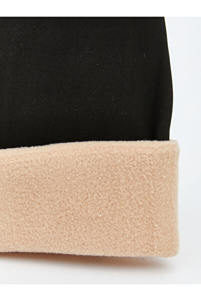 LC Waikiki Women's Plain Fleece-Lined Pantyhose (W5)