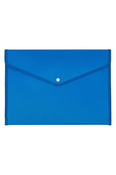 SHOPIENS Document Folder with Staple, Plastic, 37.5x26cm, Blue