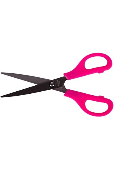 SHOPIENS President Office Scissors, Stainless Steel, Sharp Tip, Soft Handle, 16cm, Fuchsia