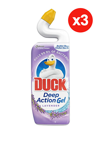 DUCK Pahcet 3X - Dezinfectant WC DUCK, Deep Action Gel, Lavanda, 750 ml, Dezi...