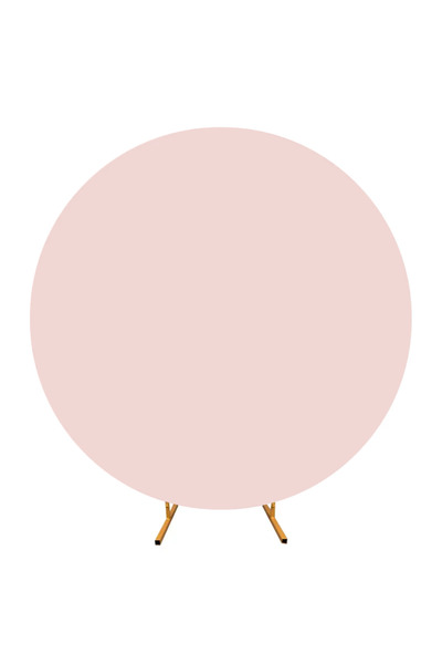 Other Husă dublă pentru perete foto cu arc rotund cu baloane, 200 cm, roz