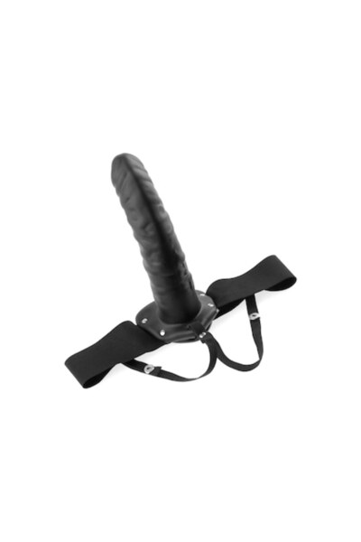Pipedream Hollow Strap-on, 20cm, black