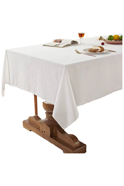 Other Față de masă din bumbac alb 140x140cm