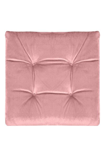 SHOPIENS Decorative Chair Cushion, Velvet, 40x40cm, Pink, MYONNA IT & E- COMMERCE