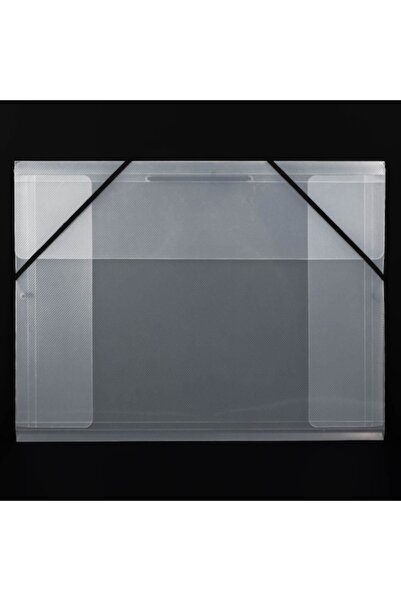 SHOPIENS A3 Transparent Plastic Folder with Elastic, MYONNA IT & E-COMMERCE