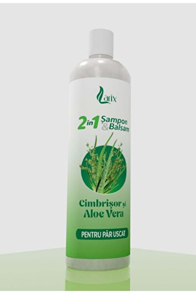 Larix Șampon 2 în 1 pentru păr uscat cu cimbru și aloe vera, 250 ml