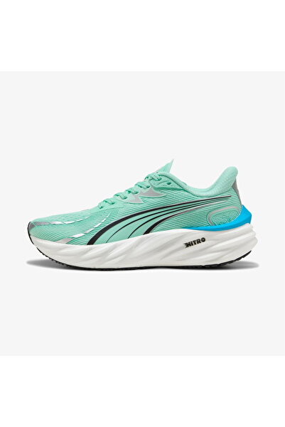 Puma Velocity Nitro 4 Wns Women's Green Running Shoes