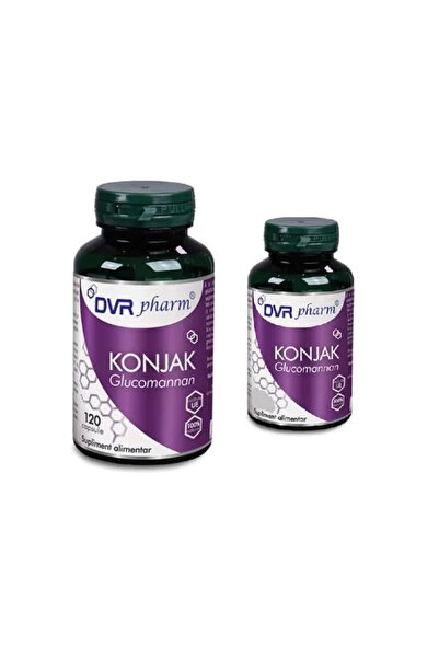 DVR Pharm Pachet Konjak 120 capsule + 40 capsule