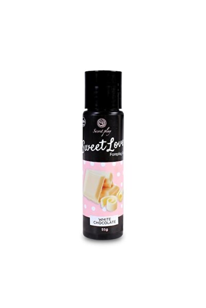 SECRET PLAY Gel comestibil de ciocolată albă, Secret Play, 60 ml, 100% comest...