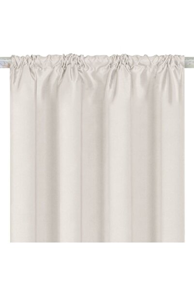 SHOPIENS Decorative Curtain, Fabric Tape, Ecru, 140x260 cm - MYONNA