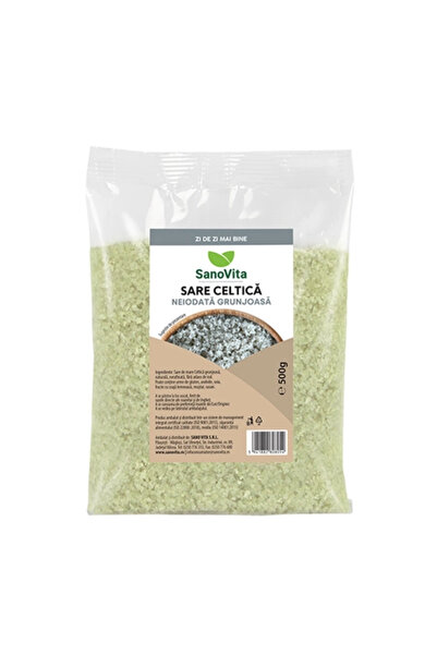 Sano Vita Sare celtică grosieră neiodată, 500 g, Sanovita