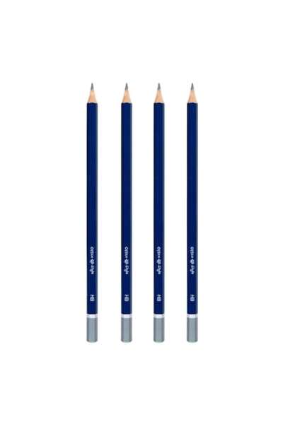 SHOPIENS Pencil Set, HB, Blue, 4 Pieces, MYONNA IT & E- COMMERCE