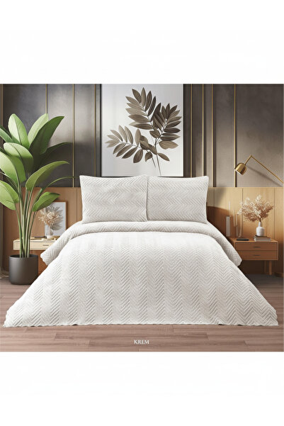 OSIO Venüs Wellsoft Çift Kişilik Pamuk Battaniye Seti 240x260 Cm