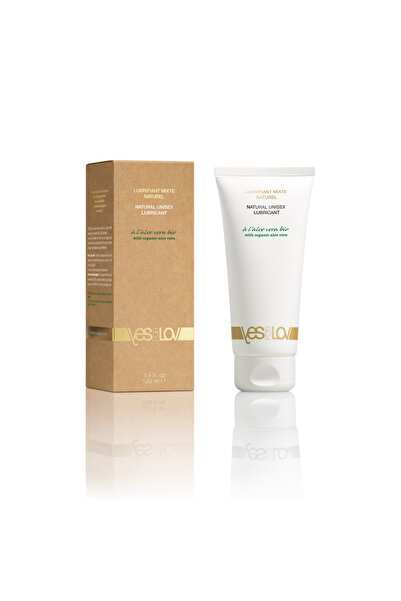 YesforLov Lubrifiant intim pe bază de apă cu aloe vera și 96% ingrediente org...