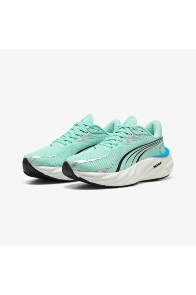 Puma Velocity Nitro 4 Wns Women's Green Running Shoes