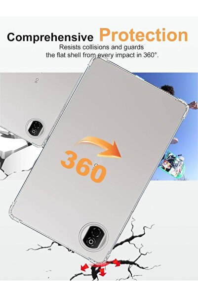 Other Vurtboly Transparent Protective Case for Honor Pad X7 8.7 inch (2025) - TPU Shockproof Slim