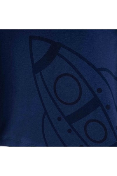 Pasillo Children's 2-Piece Set Gift Baby Girl and Boy Space Dinosaur and Planet Pattern Cotton Bottom Top Set