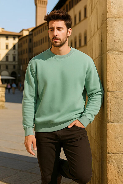 COMBİNE MİCHAİL Unisex Winter Comfortable Long Sleeve Loose Sweater