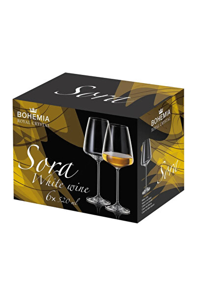 Bohemia Royal Crystal Set de 6 pahare de cristal Bohemia Sora 520ml