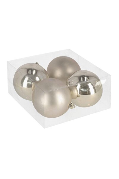 Bizzotto Set de 4 globuri bej D100