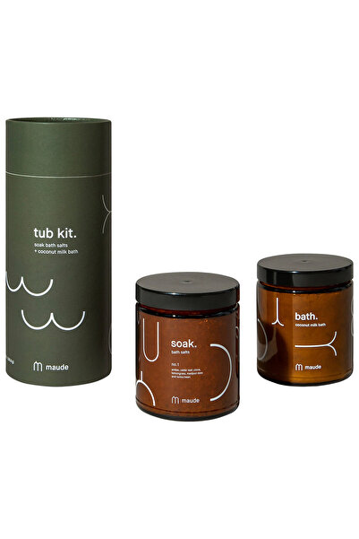 Maude Set de baie nr. 1 + Baie (ambra, cedru și lemongrass),