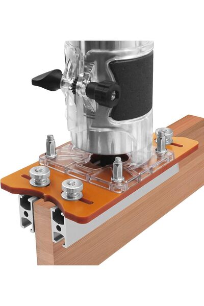 Other 2-in-1 Wood Router Base – Precision Small Router Base, Adjustable 0–5 cm, Aluminum Alloy