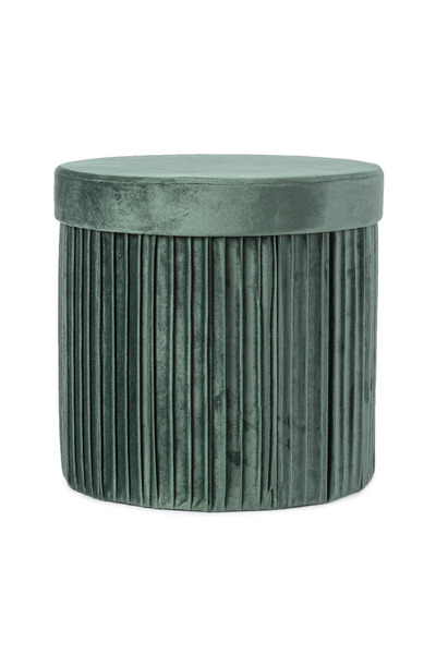 Bizzotto Jocelyn Round Green Storage Box -
