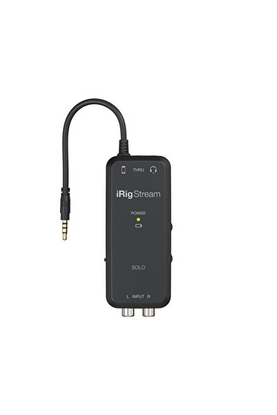 Nobrand IK Multimedia iRig Stream Solo - Compact Stereo Streaming Interface for Mobile Devices
