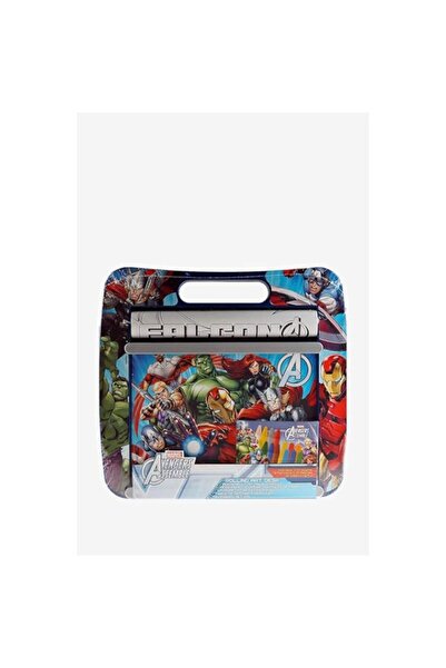 Generic Sambro Marvel Avengers Assemble Rolling Art Desk, Navy Combo