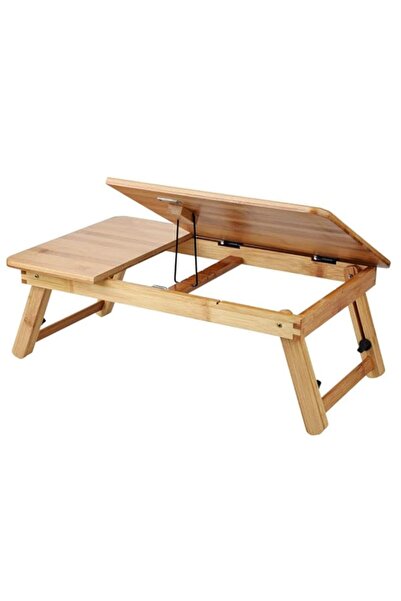 Generic Holzbambus - لاب توب - بورتو - دعم خدمة الأريكة (50 * 30 بدون درج)