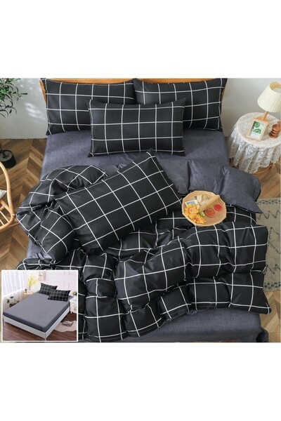 Pucioasa Lenjerie pat cu elastic 4 piese Hierro PX048