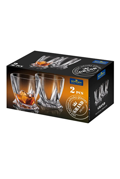 Bohemia Royal Crystal Set 2 pahare cristal Bohemia 2FOR2 Grand 340ml