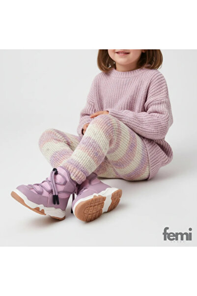 Vicco Bull 946.P25K.434 Cırtlı Çocuk bot Hafif Ve Rahat PUDRA