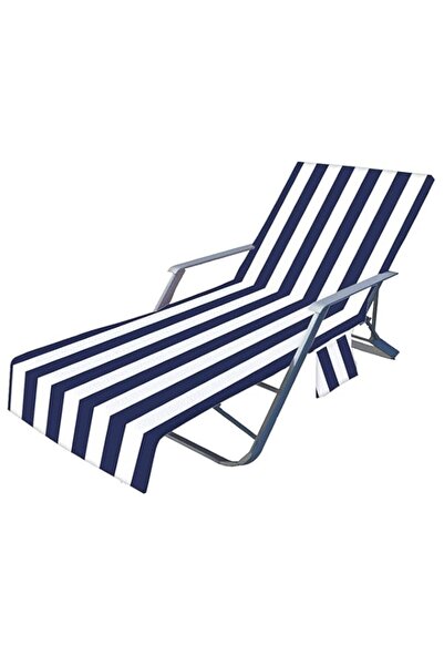 Generic مناشف شاطئ SHAIYOU للاستلقاء تحت أشعة الشمس، غطاء منشفة من الألياف الدقيقة لكرسي الاستلقاء للتشمس، محمولة للفناء الخارجي للحديقة