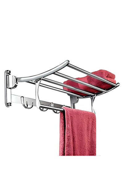 Generic حامل مناشف من الفولاذ المقاوم للصدأ من Plantex للحمام / حامل مناشف / علاقة مناشف حمام للحائط / منشفة