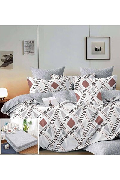 Pucioasa 6-piece elastic bed linen Kimberly SX174