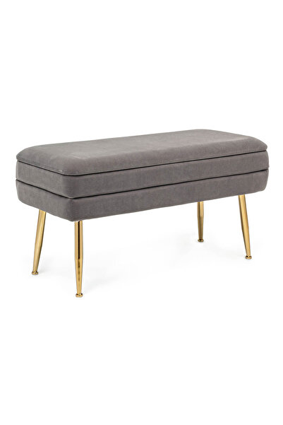 Bizzotto Pavlina Storage Bench Dark Grey