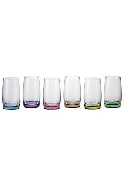 Bohemia Royal Crystal Set of 6 Bohemia Ideal Color crystal glasses 380 ml